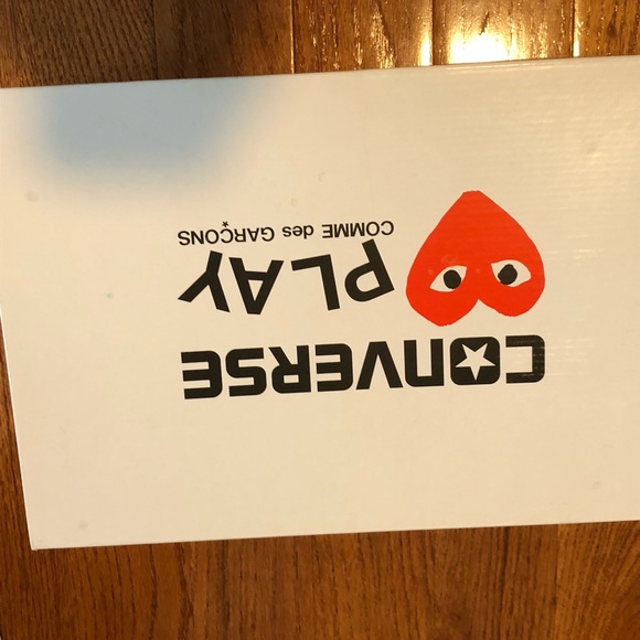 Black CDG Converse size 10 shoes - Picture 10 of 10